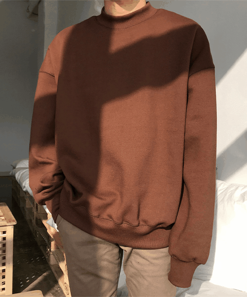 리버티 오버핏 기모 맨투맨 (5color)